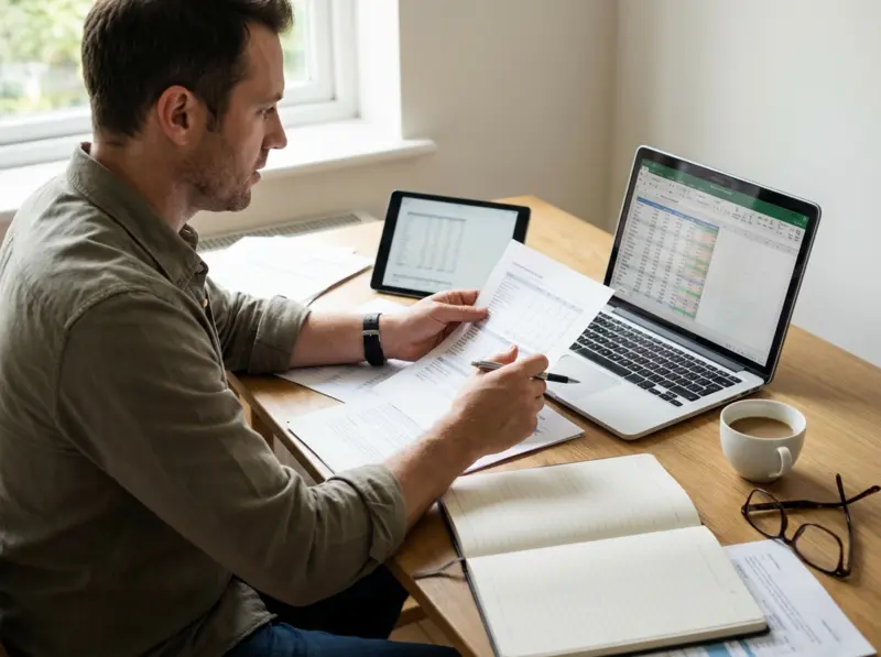 Professional investment dashboard displaying AI-powered market analysis with charts, real-time data feeds, and portfolio analytics